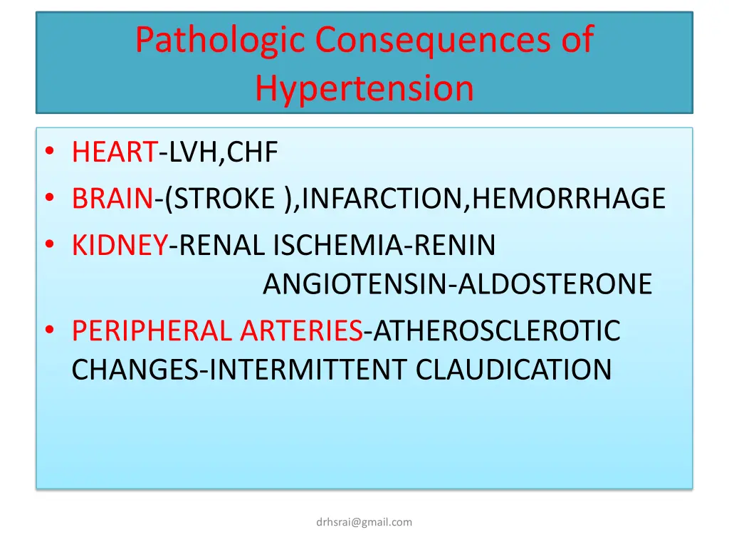 pathologic consequences of hypertension