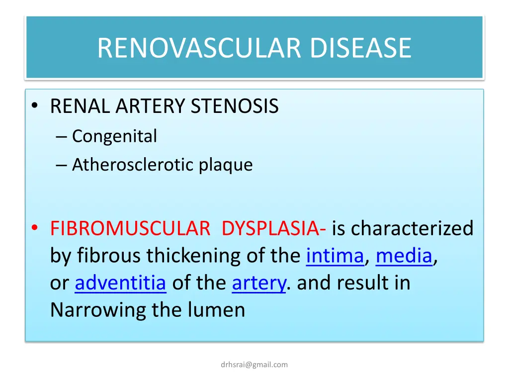 renovascular disease