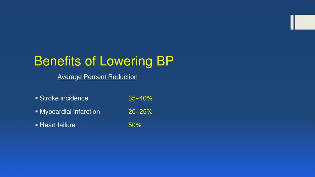 benefits of lowering bp