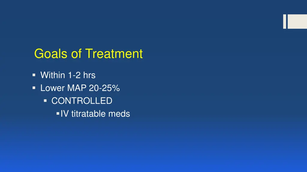 goals of treatment 1