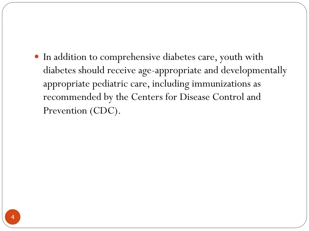 in addition to comprehensive diabetes care youth