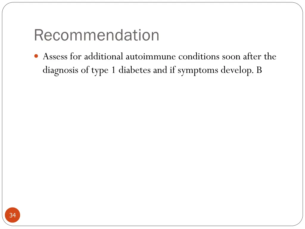 recommendation