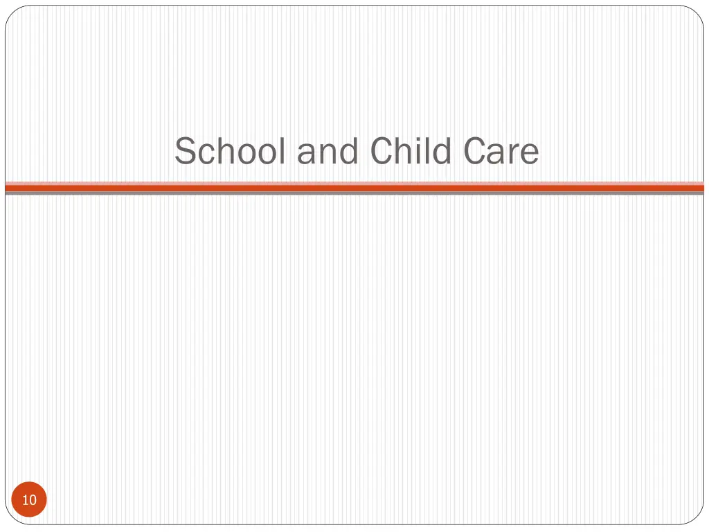 school and child care