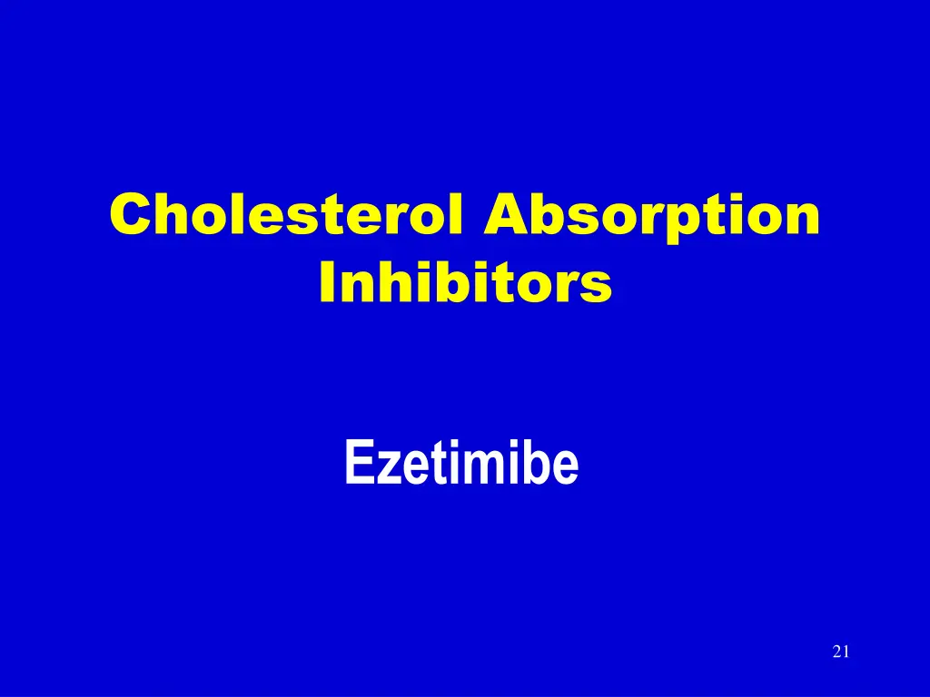 cholesterol absorption inhibitors