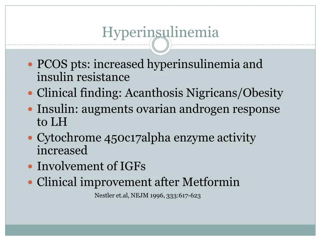 hyperinsulinemia