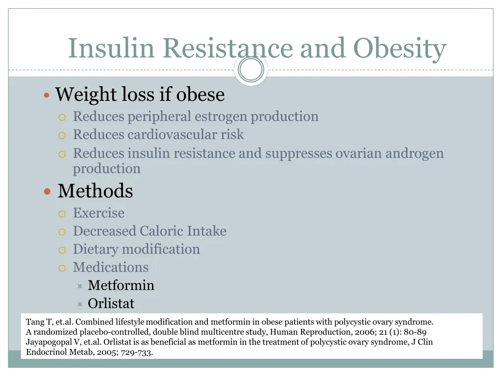 insulin resistance and obesity