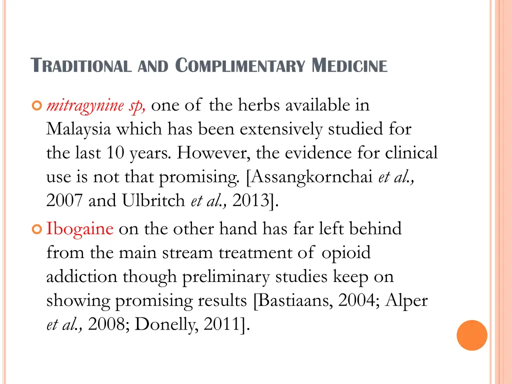 t raditional and c omplimentary m edicine