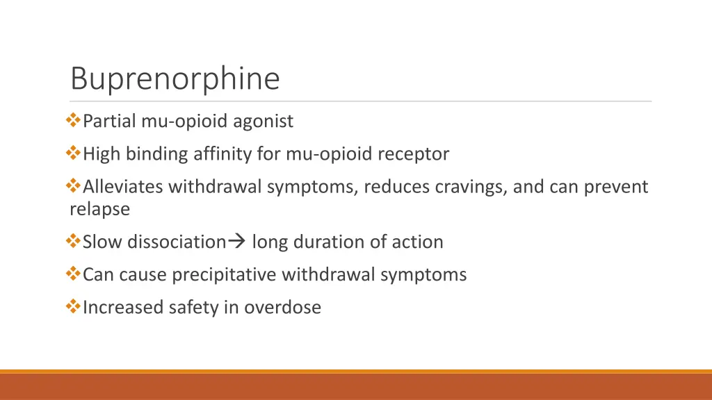 buprenorphine