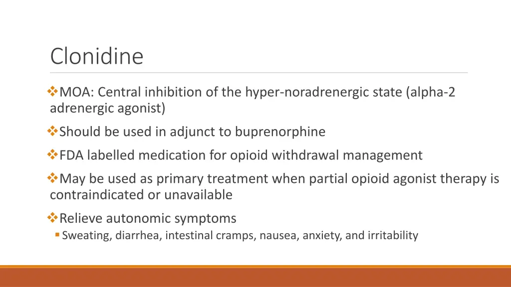 clonidine