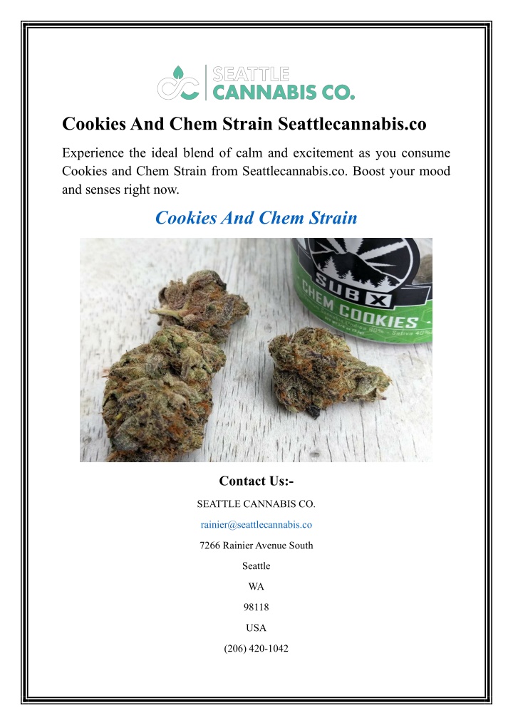 cookies and chem strain seattlecannabis co