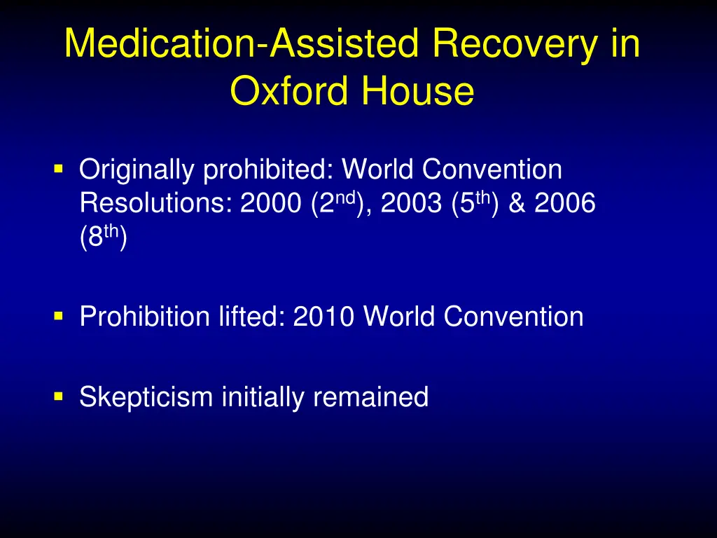medication assisted recovery in oxford house