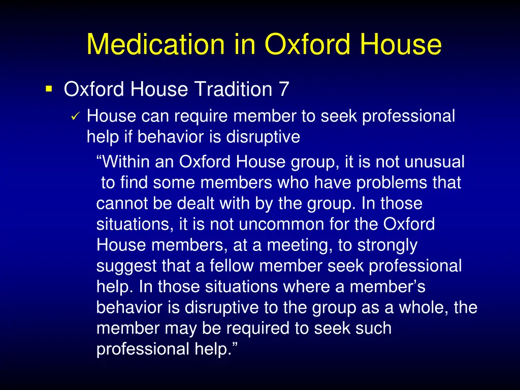 medication in oxford house 5