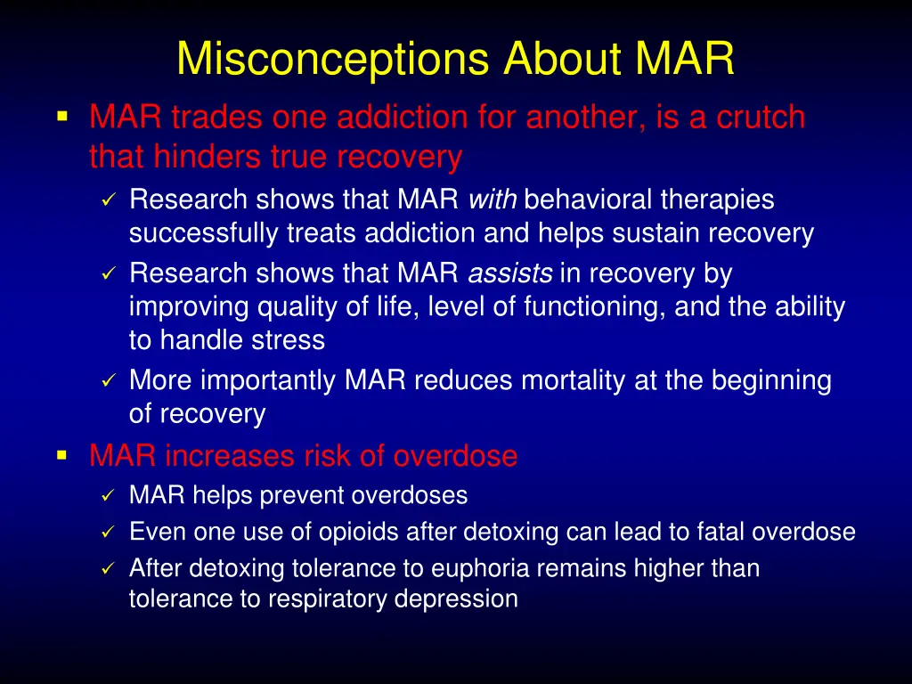 misconceptions about mar mar trades one addiction