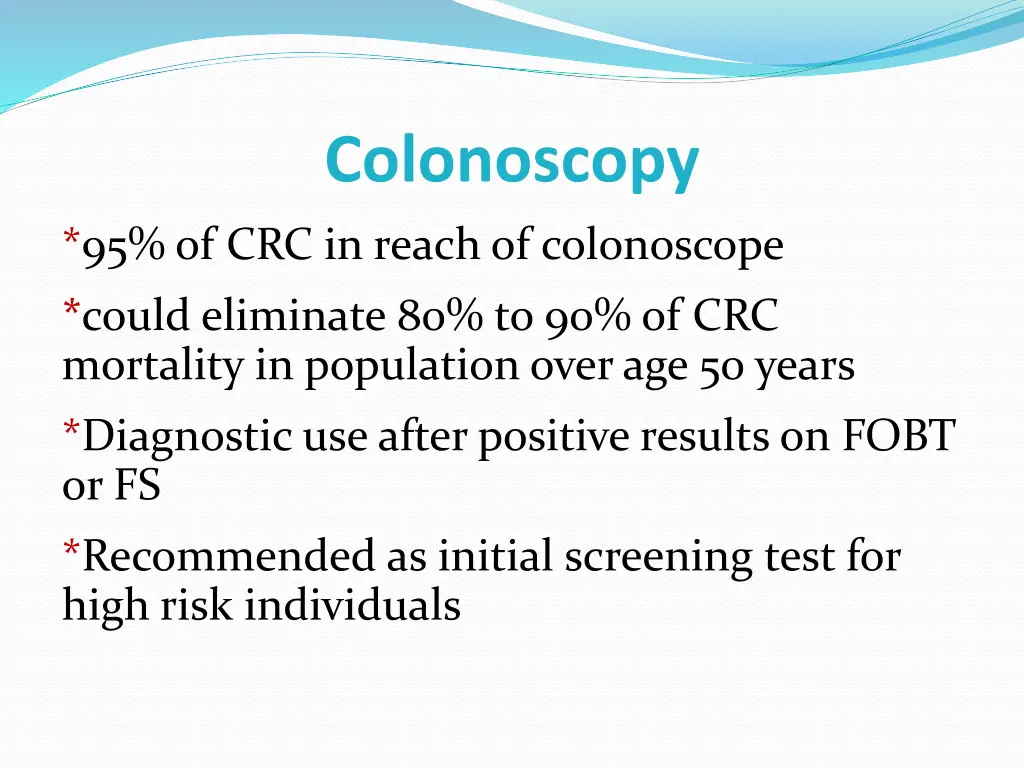 colonoscopy