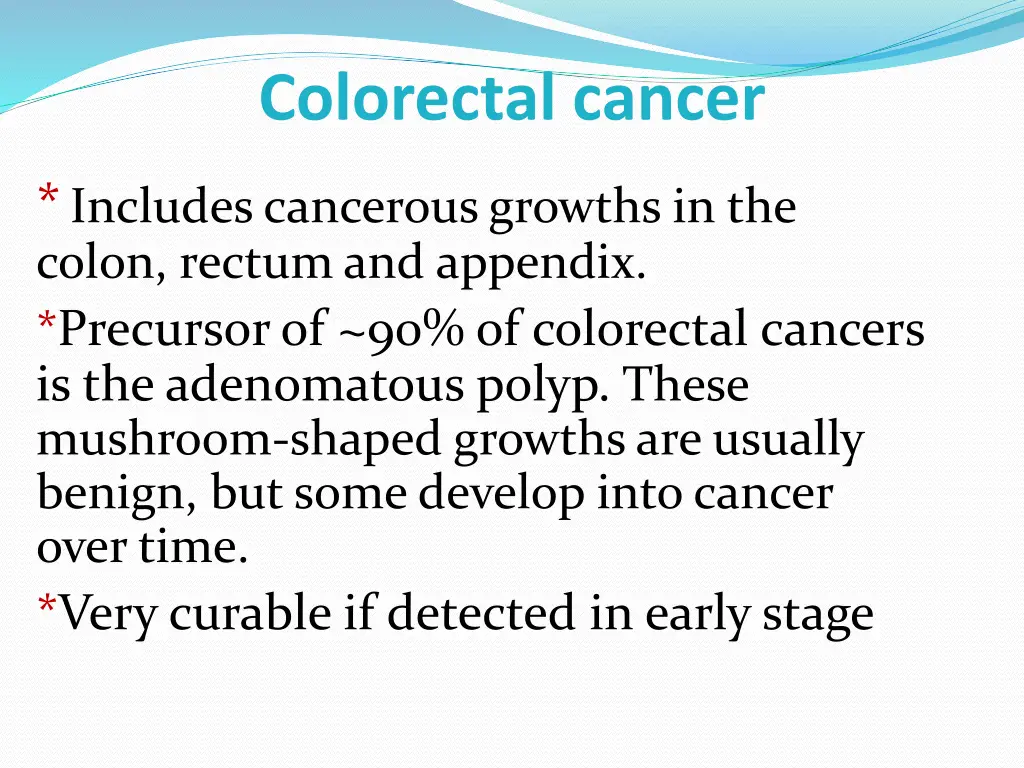 colorectal cancer