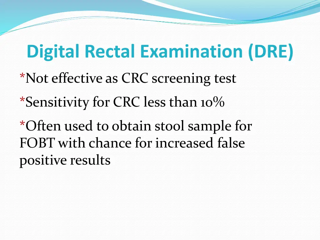 digital rectal examination dre