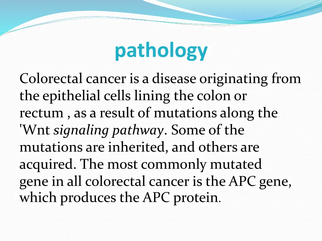 pathology