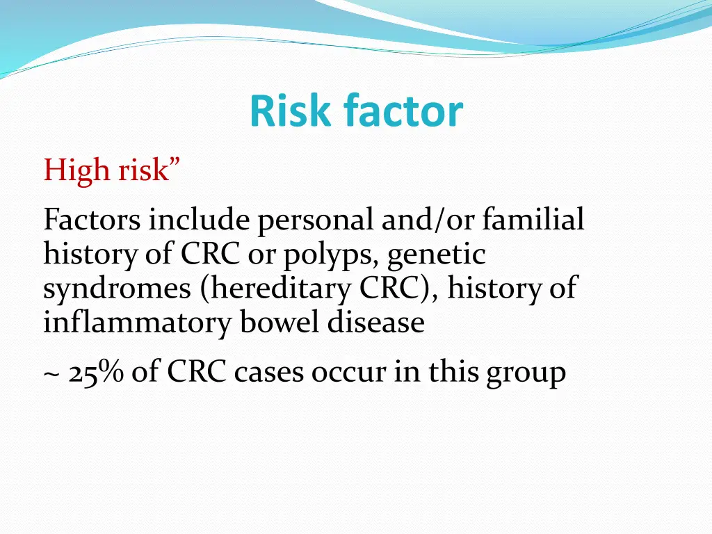 risk factor 1
