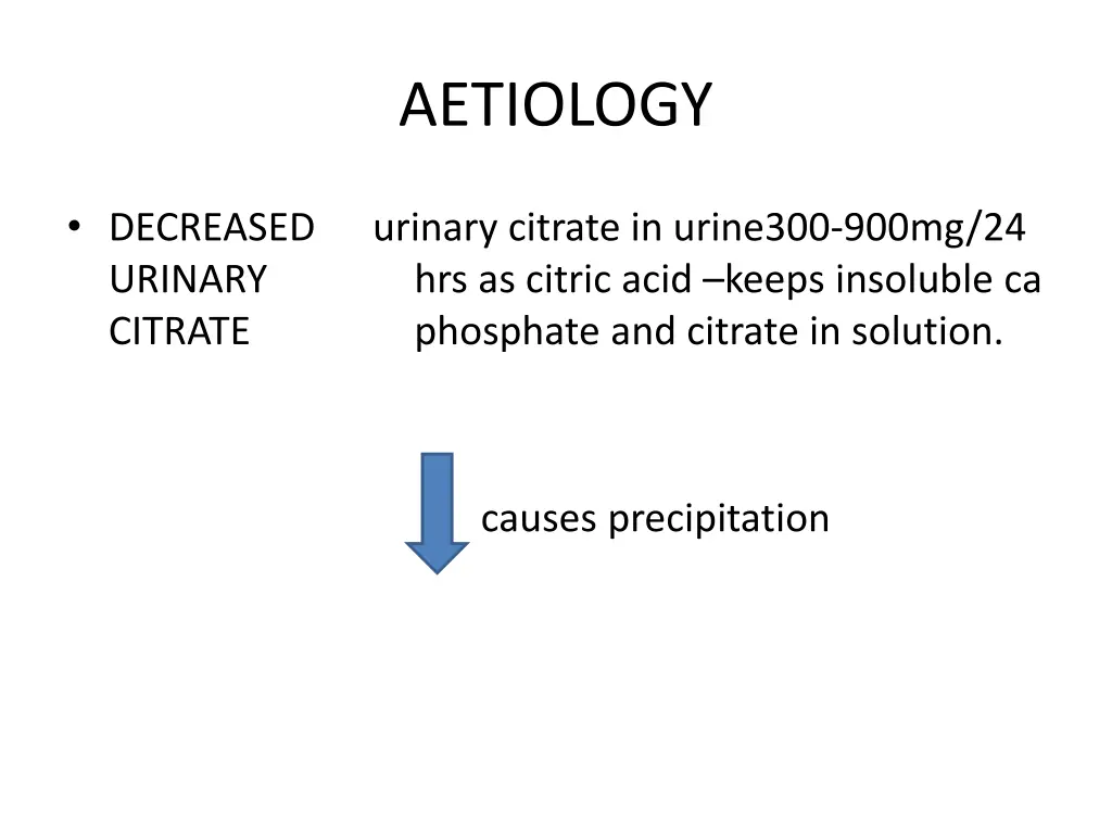 aetiology 1