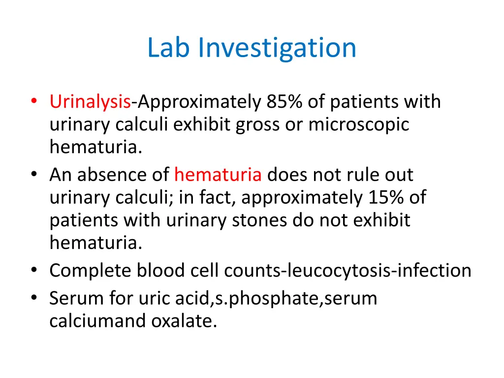 lab investigation