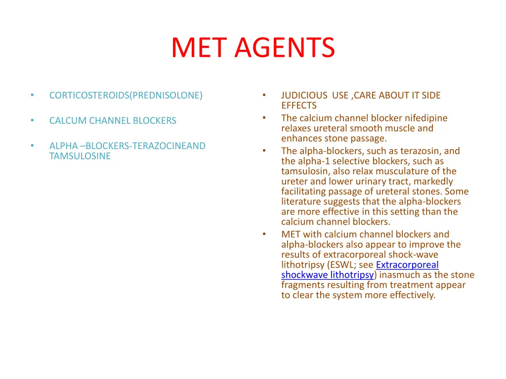 met agents