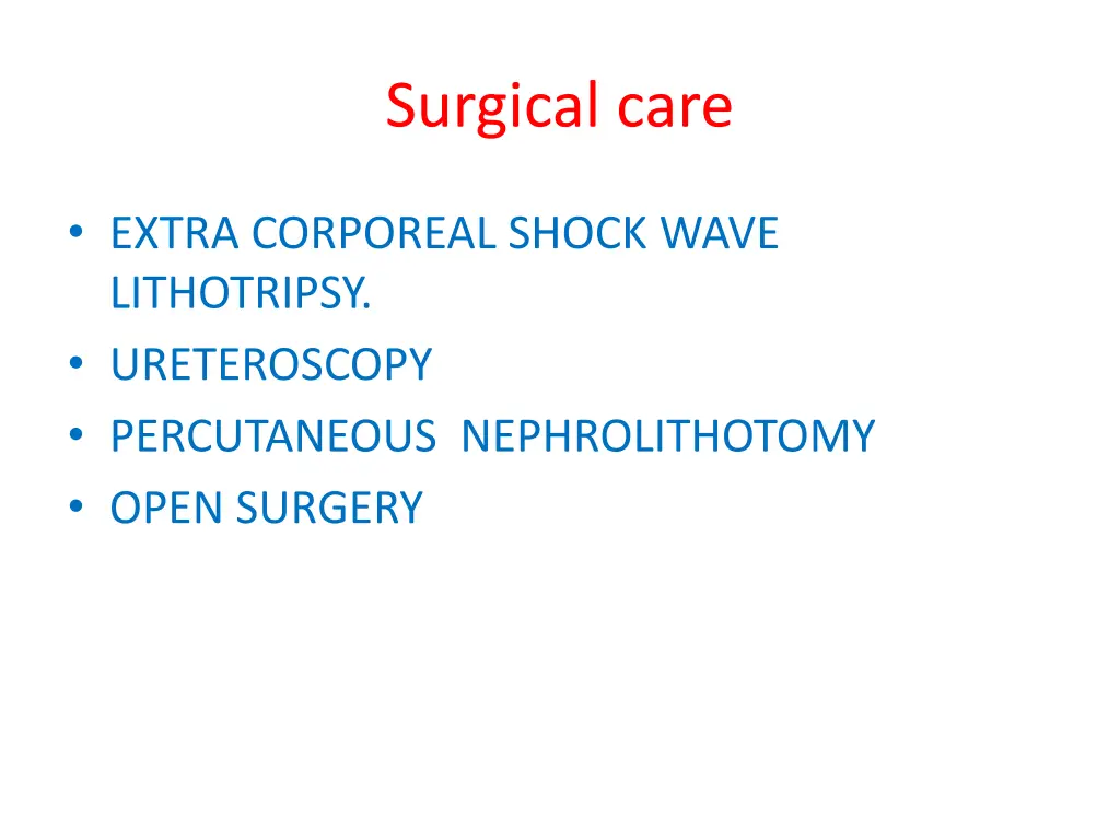 surgical care