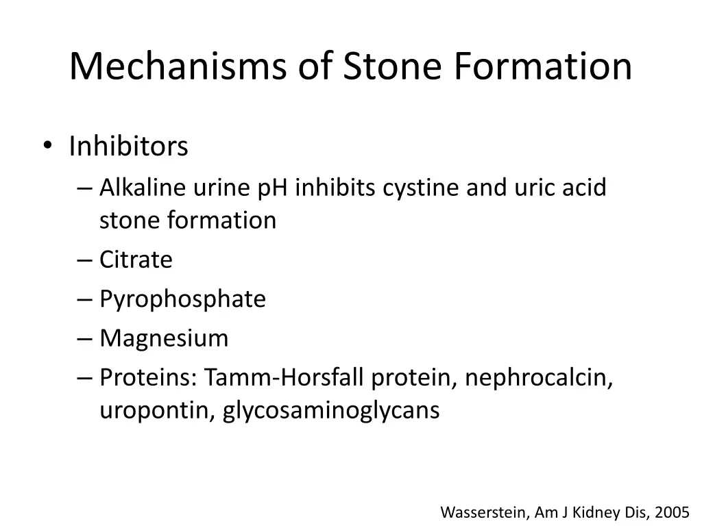 mechanisms of stone formation 4