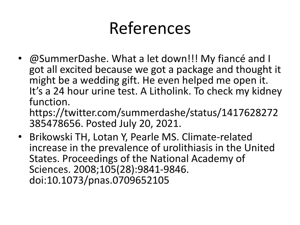 references