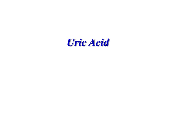 uric acid
