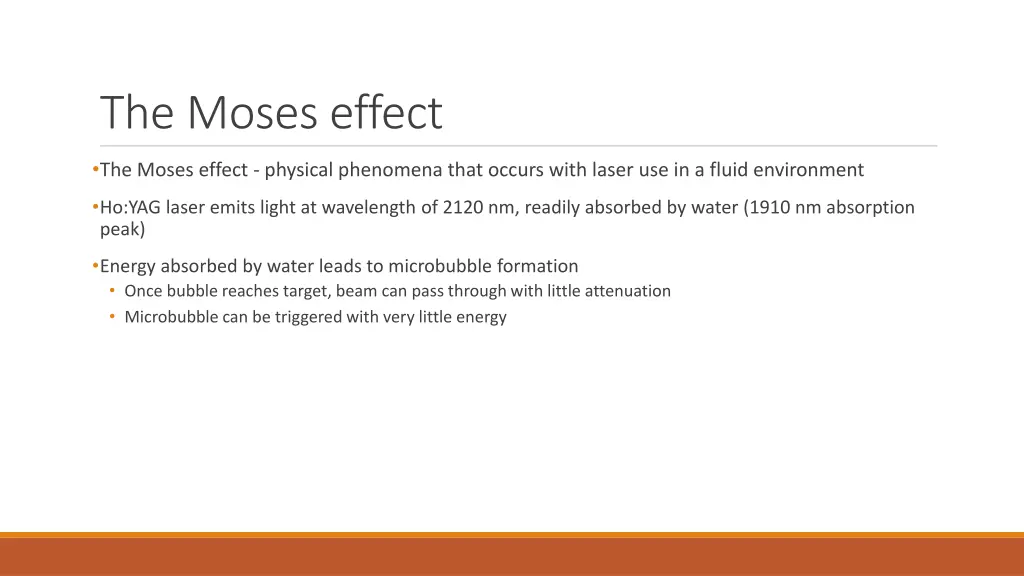 the moses effect