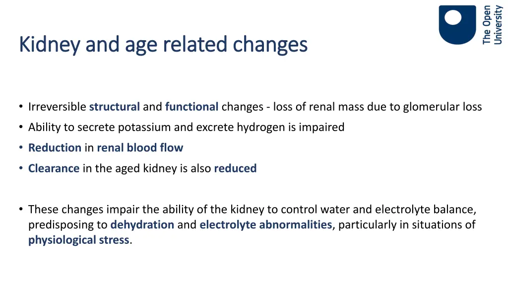 kidney and age related changes kidney