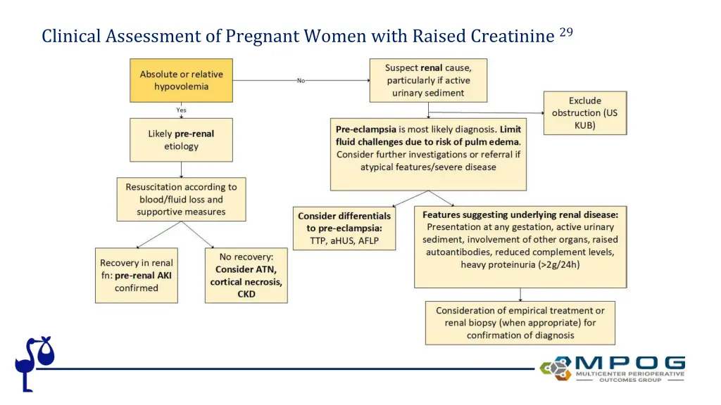 clinical assessment of pregnant women with raised