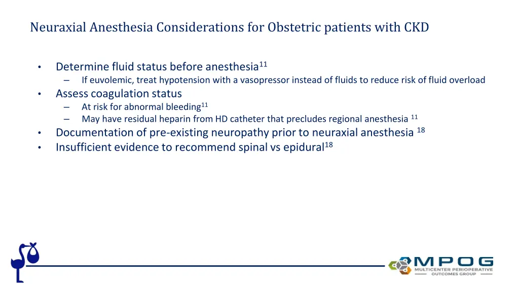 neuraxial anesthesia considerations for obstetric
