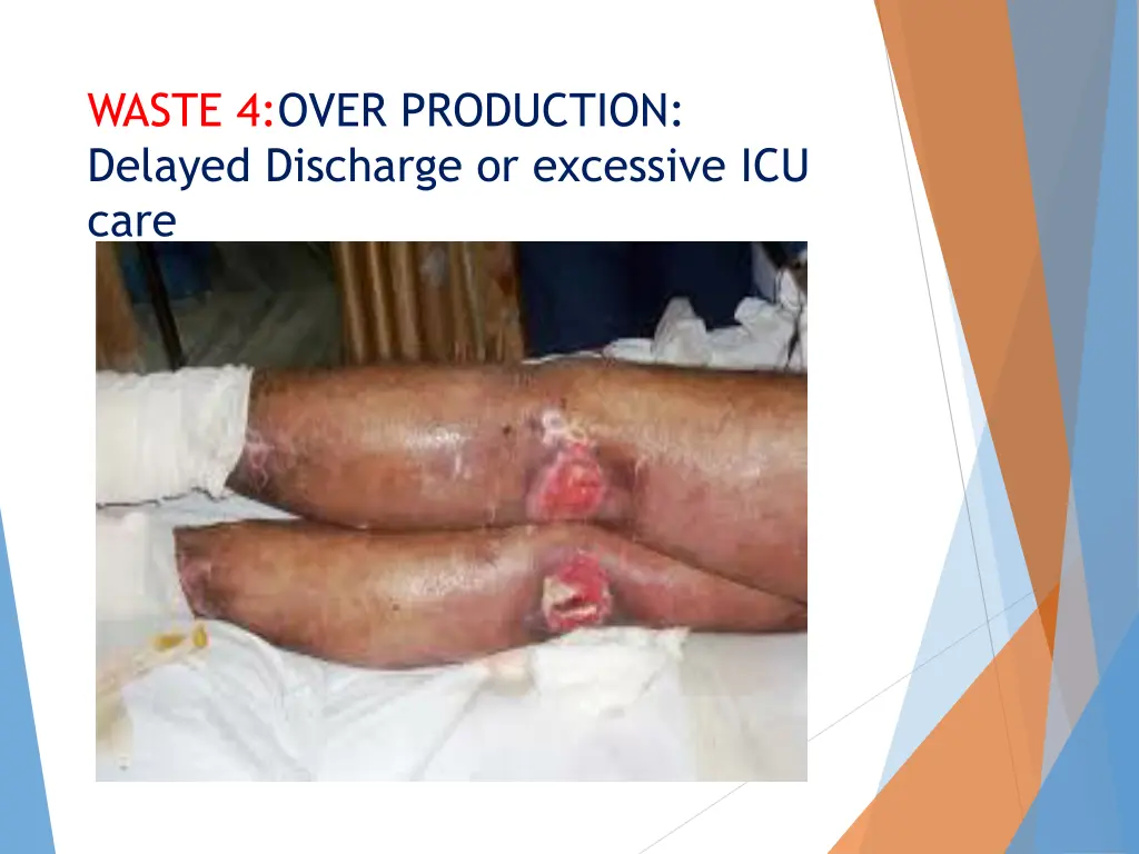 waste 4 over production delayed discharge