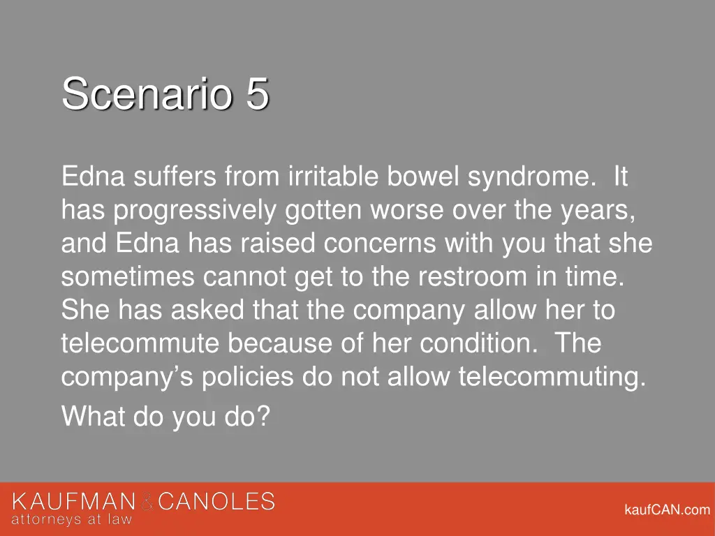 scenario 5