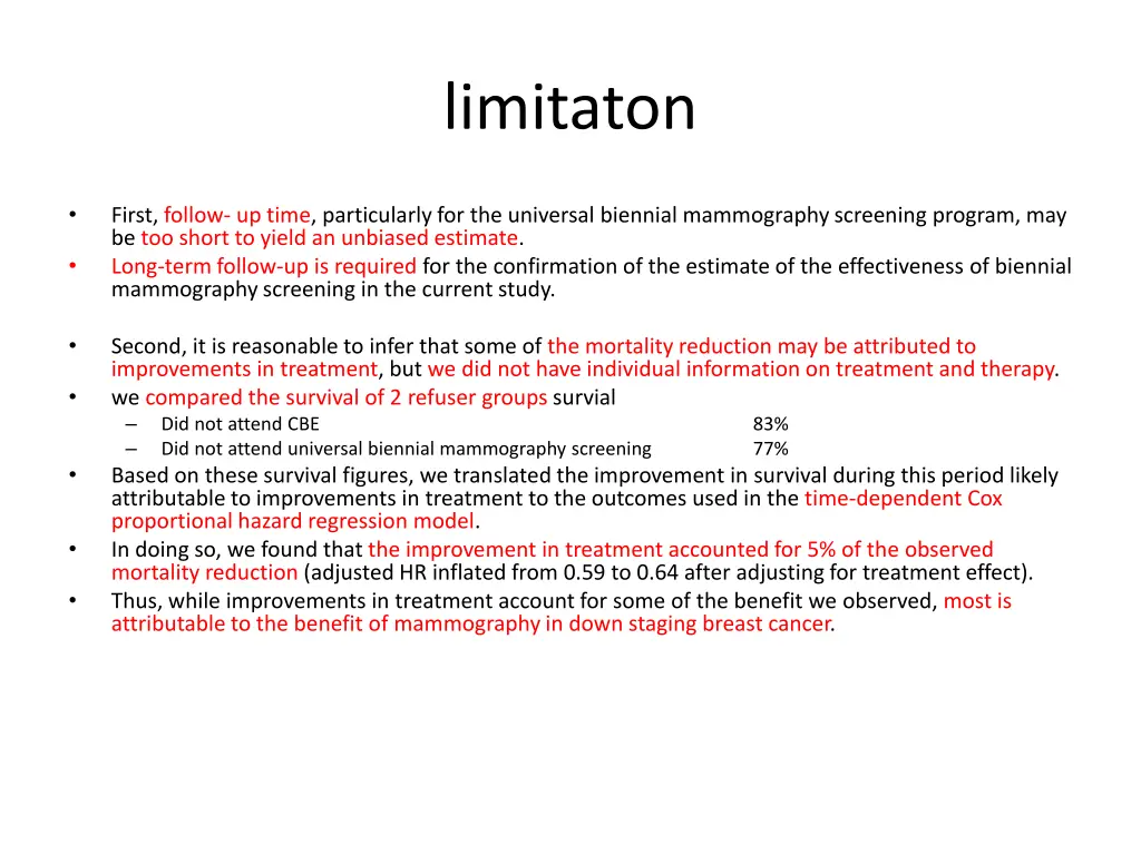 limitaton