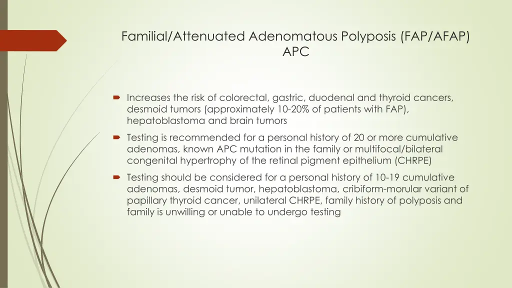 familial attenuated adenomatous polyposis