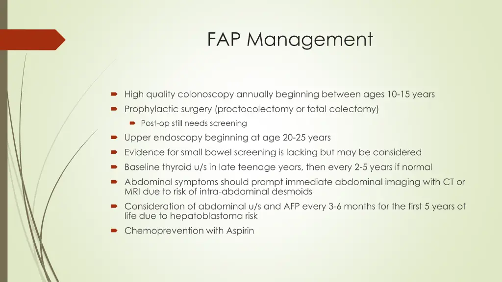 fap management