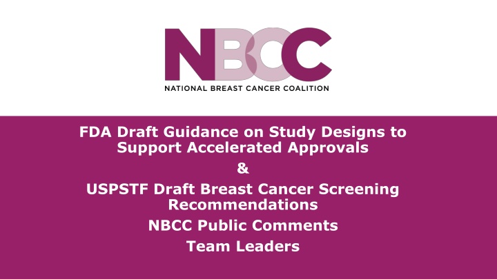 fda draft guidance on study designs to support