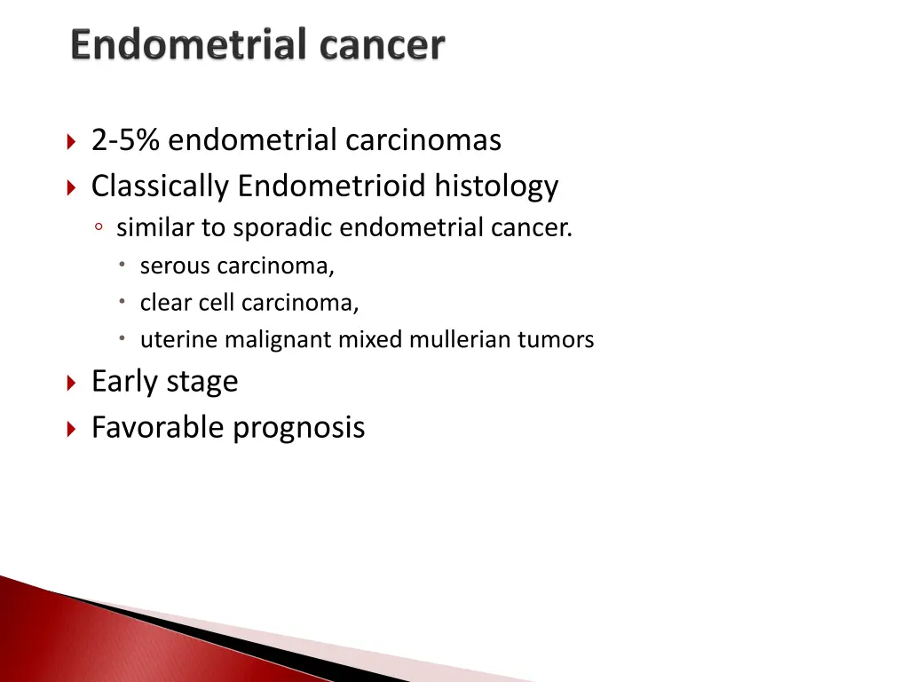 2 5 endometrial carcinomas