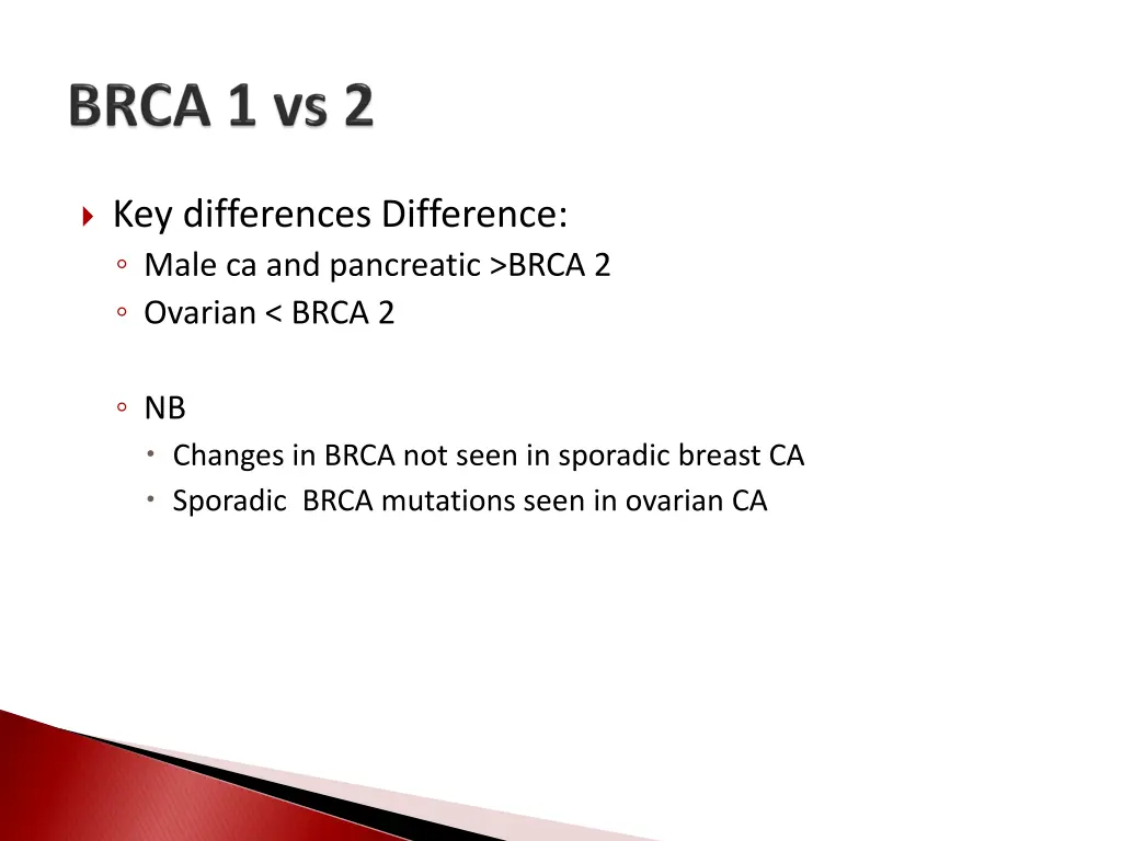 key differences difference male ca and pancreatic