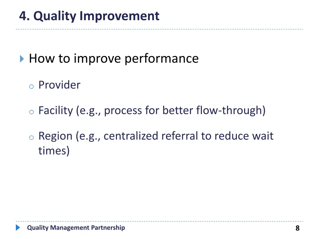 4 quality improvement