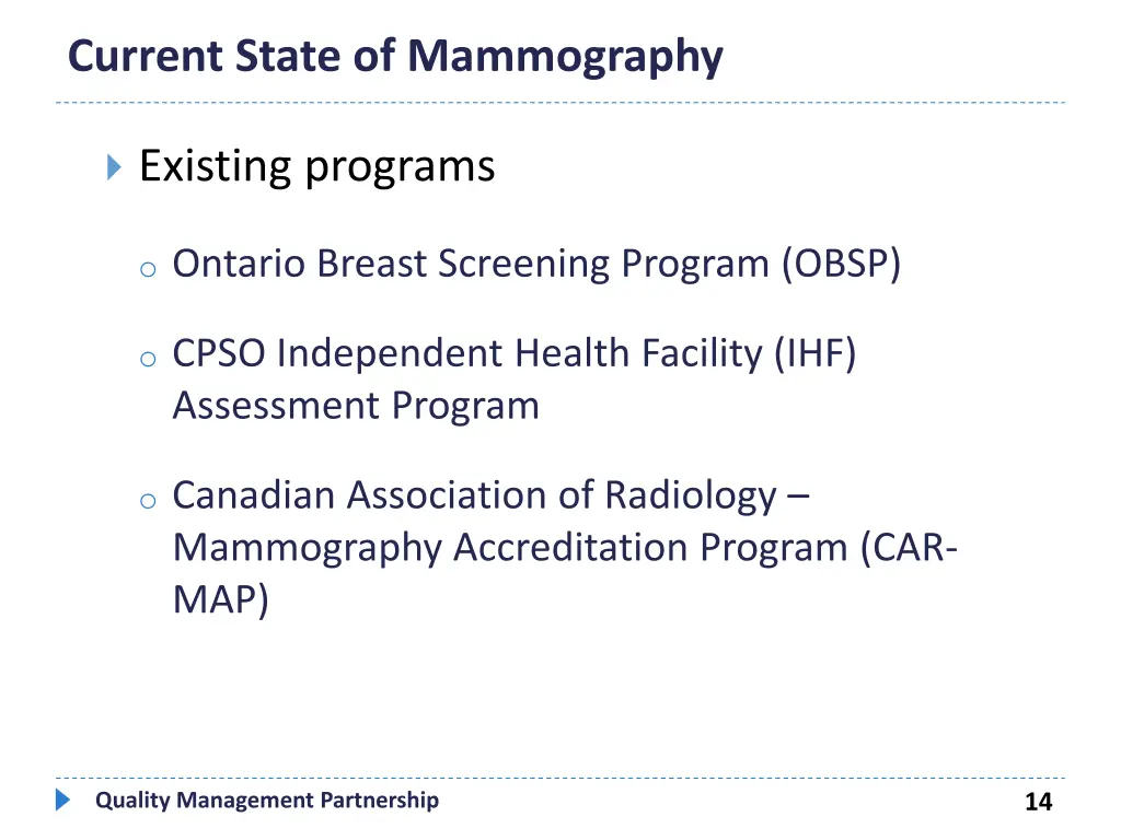 current state of mammography 1