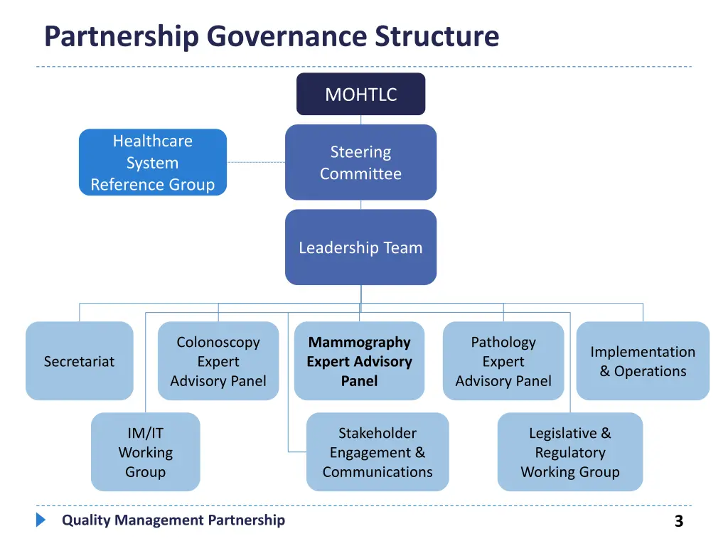 partnership governance structure