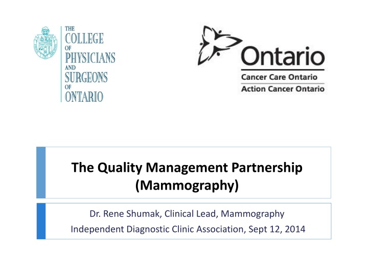 the quality management partnership mammography
