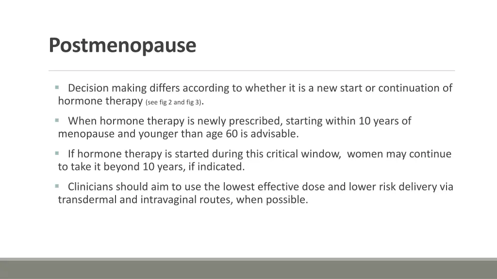 postmenopause