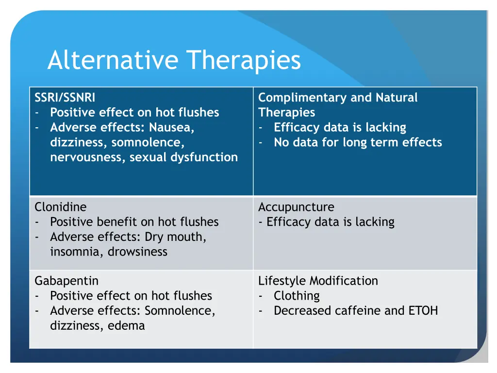 alternative therapies