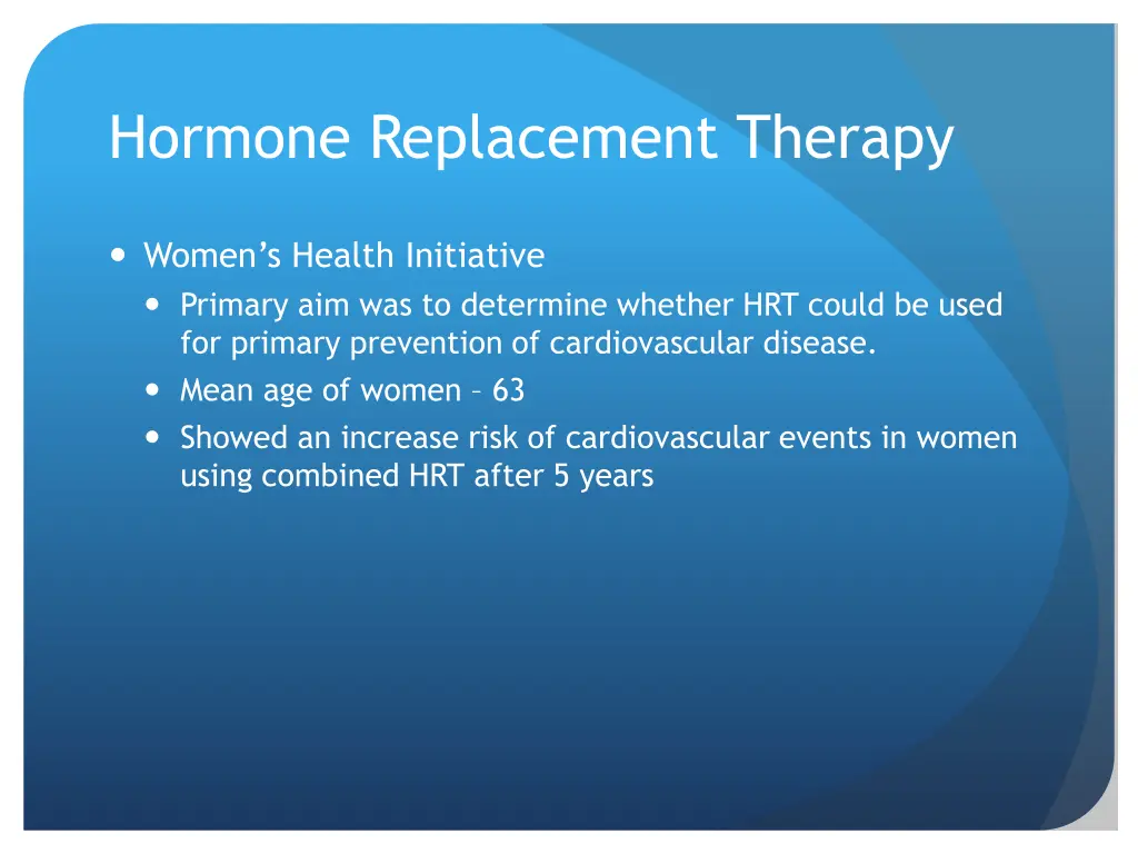 hormone replacement therapy 1