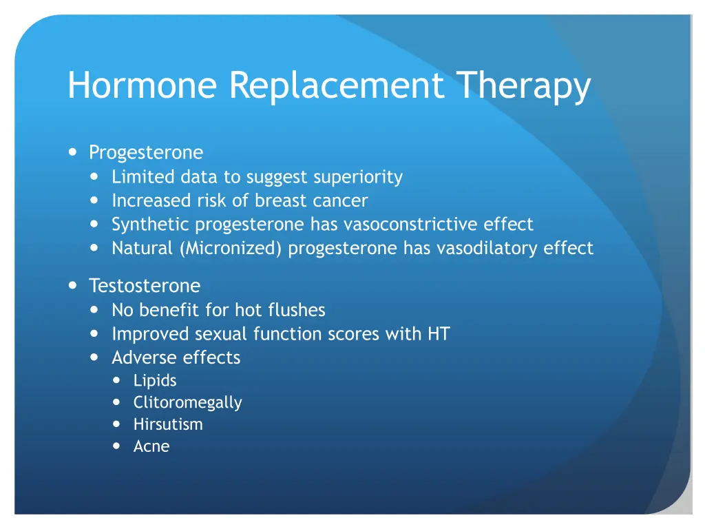 hormone replacement therapy 6