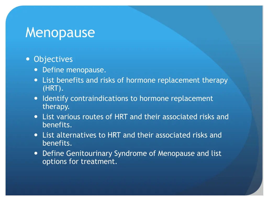 menopause 1